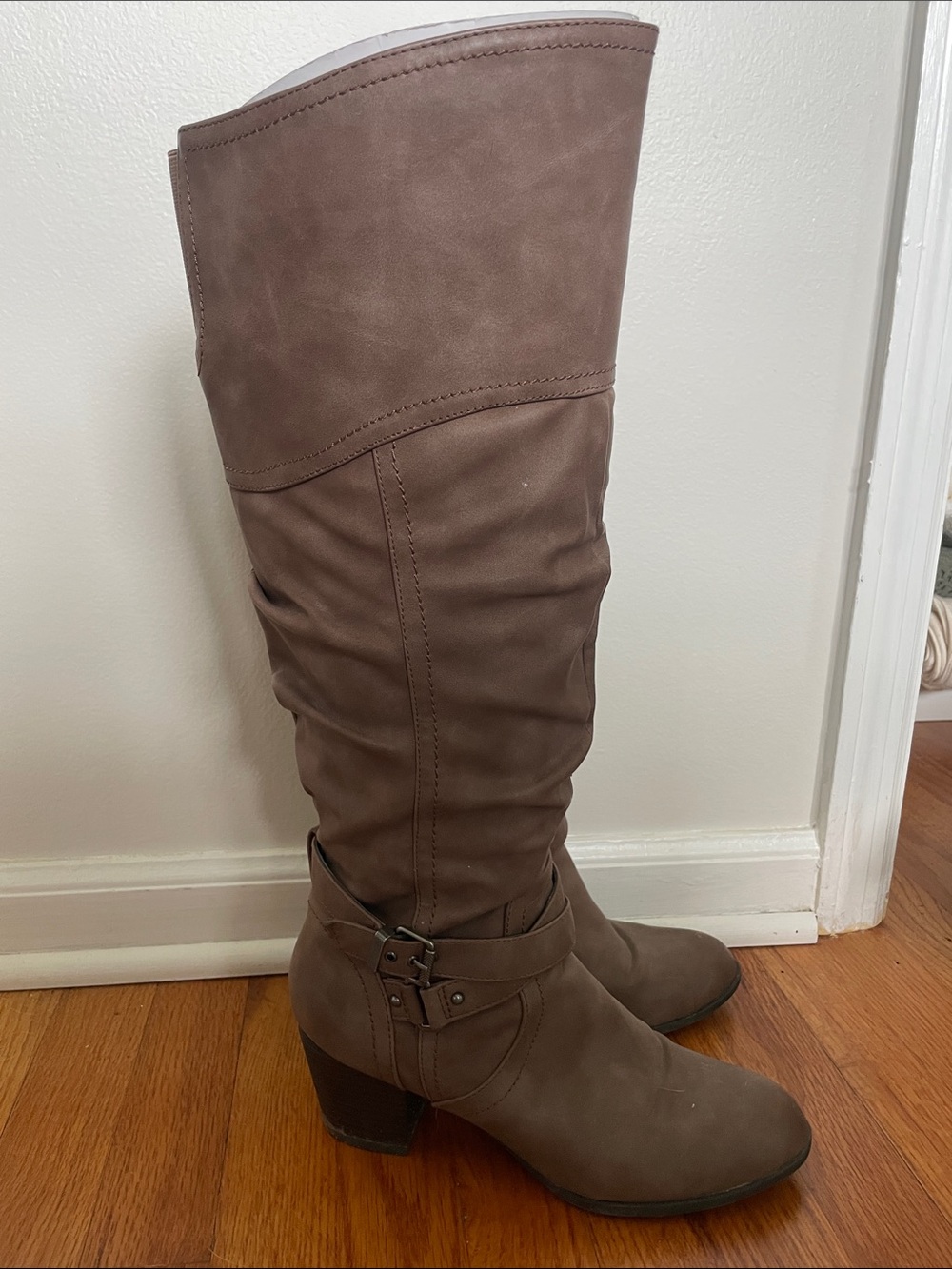 Indigo Rd. Knee-High Taupe Boots